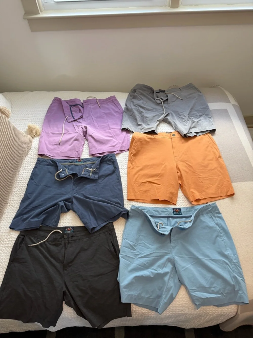 Lot of 6 Pairs Men’s Faherty All Day Short size 36